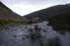 River from dam towards Visitor Centre